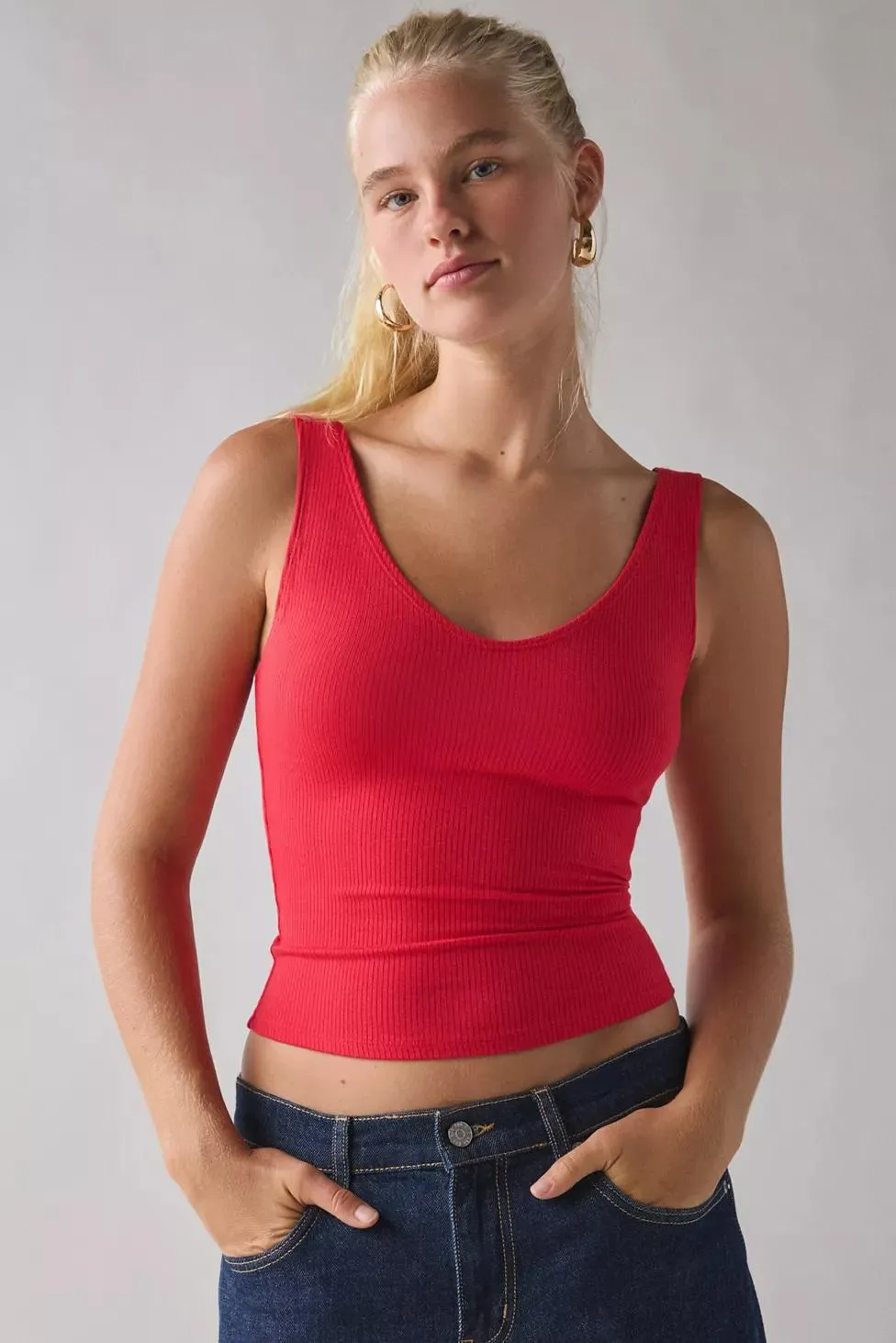 BDG Vee Neck Tank Top