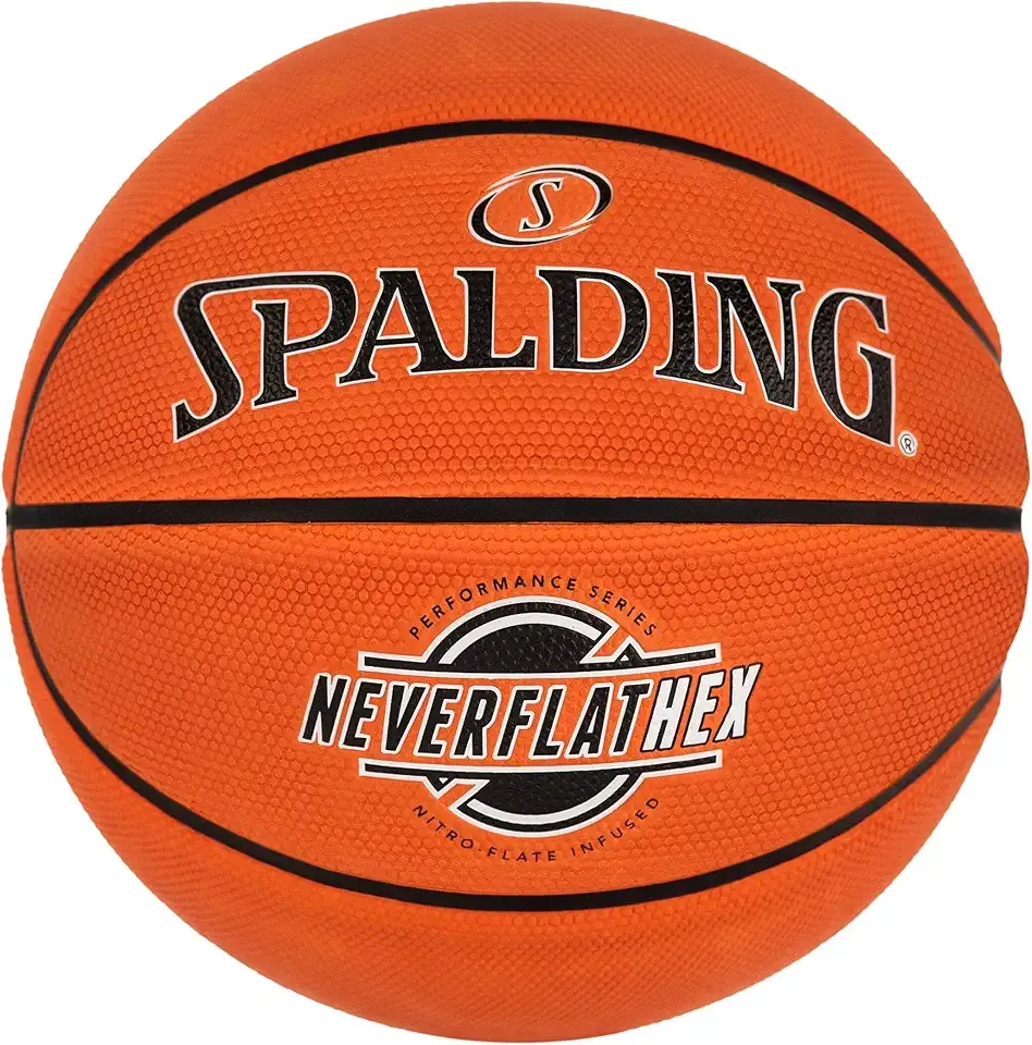 Spalding Spalding SGT NeverFlat Hexagrip Indoor/Outdoor Basketball