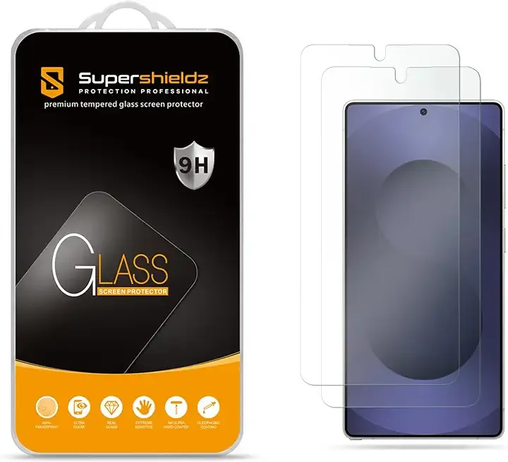 Supershieldz (2 Pack) Designed for Samsung (Galaxy S26 Ultra) Tempered Glass Screen Protector, Anti Scratch, Bubble Free