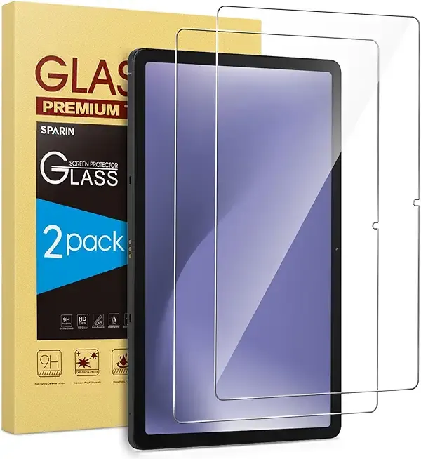 SPARIN 2 Pack Screen Protector for Samsung Galaxy Tab A9 Plus 11 Inch 2023, Case Friendly Tempered Glass HD Clear film for Samsung Tablet A9+ (SM-X210/X216/X218)