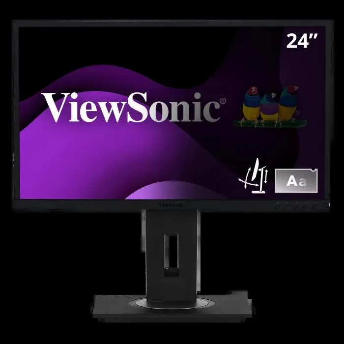 ViewSonic 24" 1080p Ergonomic IPS Monitor with Built-In Privacy Filter, HDMI, and DP | VG2448-PF