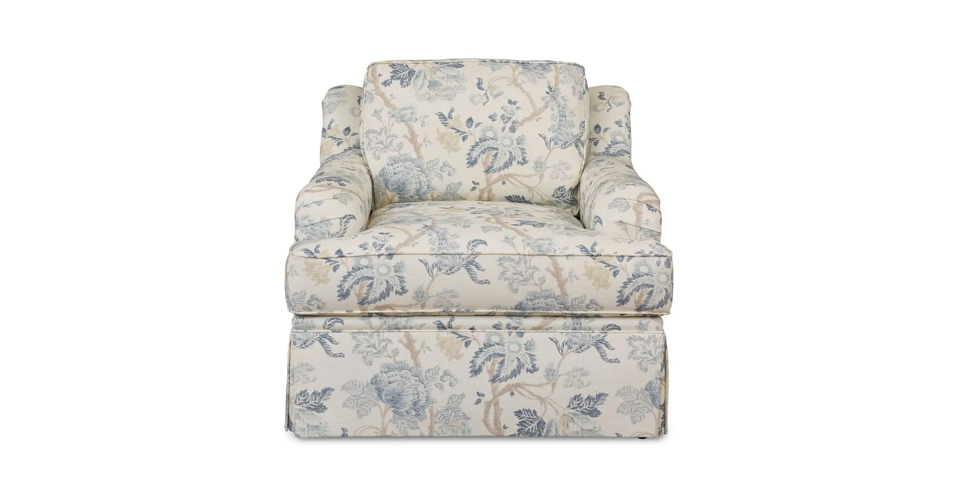 Stockten English Arm Skirted Chair