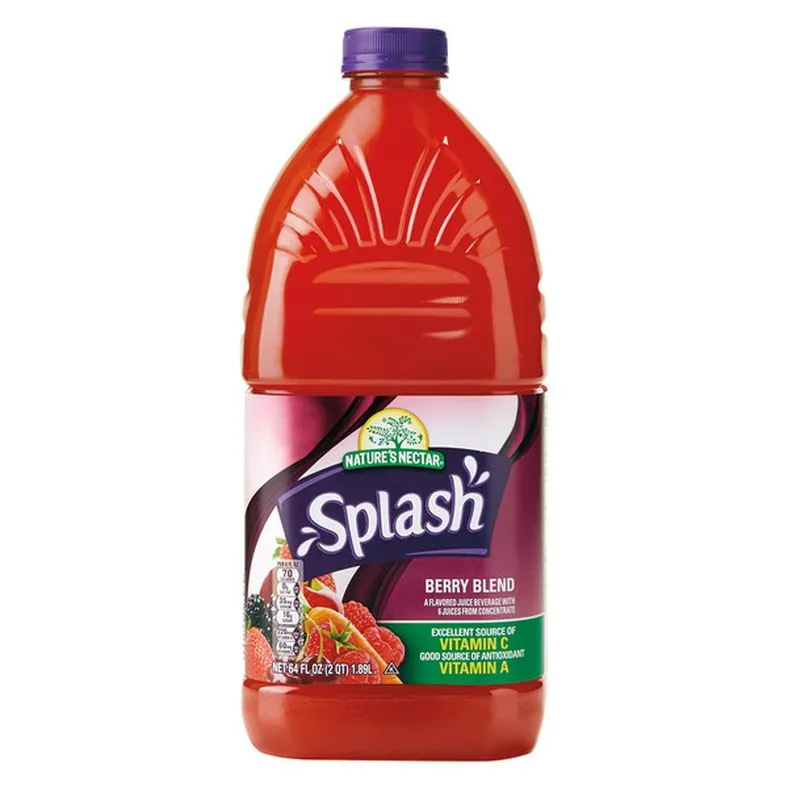 Nature's Nectar Splash Berry Blend Juice Cocktail