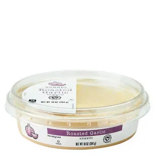 Garlic Topped Hummus, 10 oz