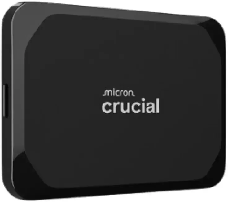 Crucial X9 2TB Portable SSD, Up to 1050MB/s, USB 3.2 USB-C, External Solid State Drive, Compatible with Windows, Mac, & Android, Reliable Storage for Games, Files, & Backups, Black - CT2000X9SSD902