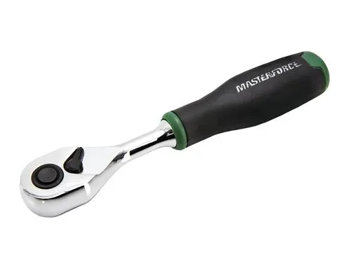 Masterforce® 1/4" Drive Quick Release Soft Grip Ratchet