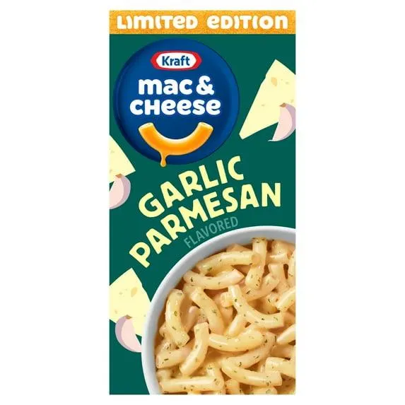 Kraft Garlic Parmesan Flavored Mac & Cheese Macaroni and Cheese Sauce Mix, Dinner Sides, 7.25 oz Box