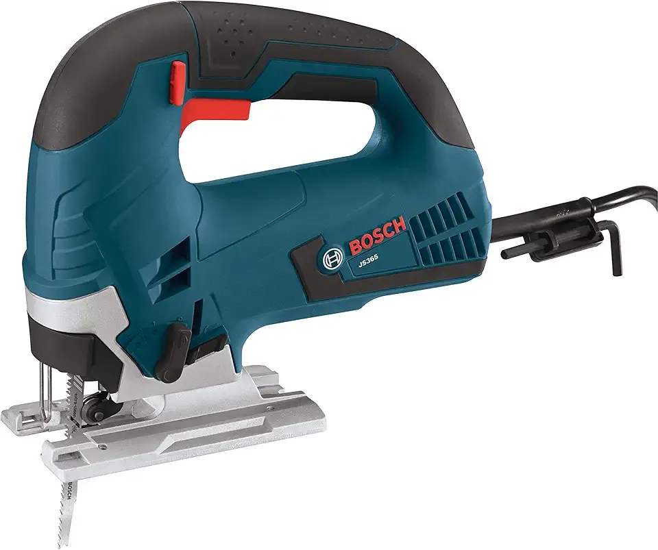 JS365 120V 6.5 Amp Top-Handle Jigsaw Kit Variable Speed, 45 Degree Bevel Cuts, Up to 3,000 SPM