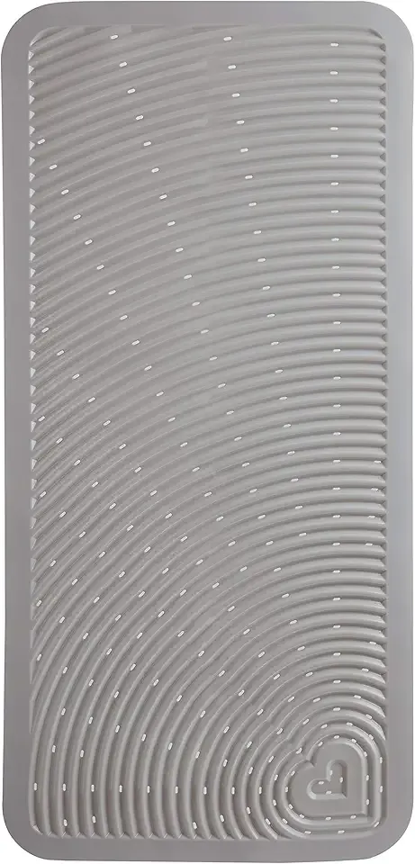 Munchkin Soft Spot Baby Bath Mat for Tub, Cushioned Bathtub Mat for Toddlers and Kids, 36"x17", Grey