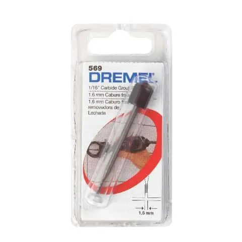 Dremel 1/16 in. X 1-1/2 in. L High Speed Steel Grout Removal Bit 1 pk