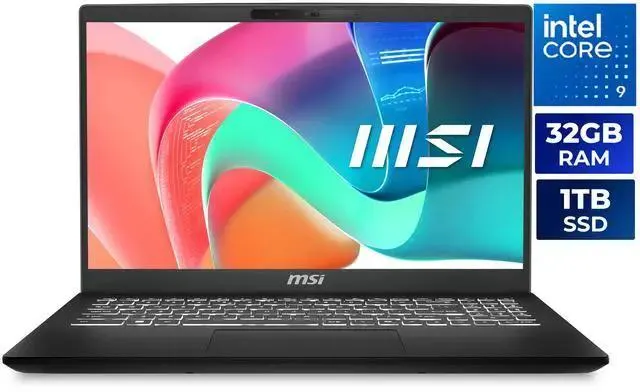 MSI Modern 15 H 15.6" Touch Screen Laptop Intel Core 9 270H 32GB RAM1 TB NVMe SSD Windows 11 Home (C2RMTG-401US)