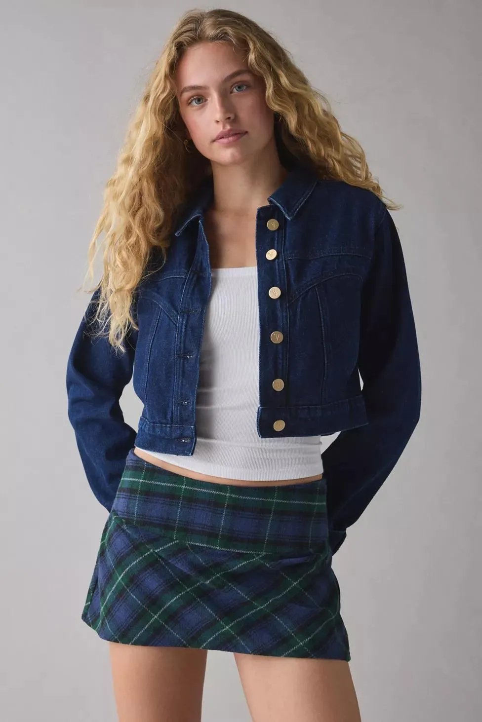 Kimchi Blue Easy As Pie Low-Rise Mini Skirt