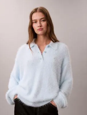 Soft Polo Relaxed Sweater
