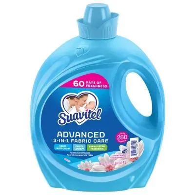 Suavitel Advanced Liquid Fabric Softener, Field Flowers, 280 loads, 160 fl. oz.