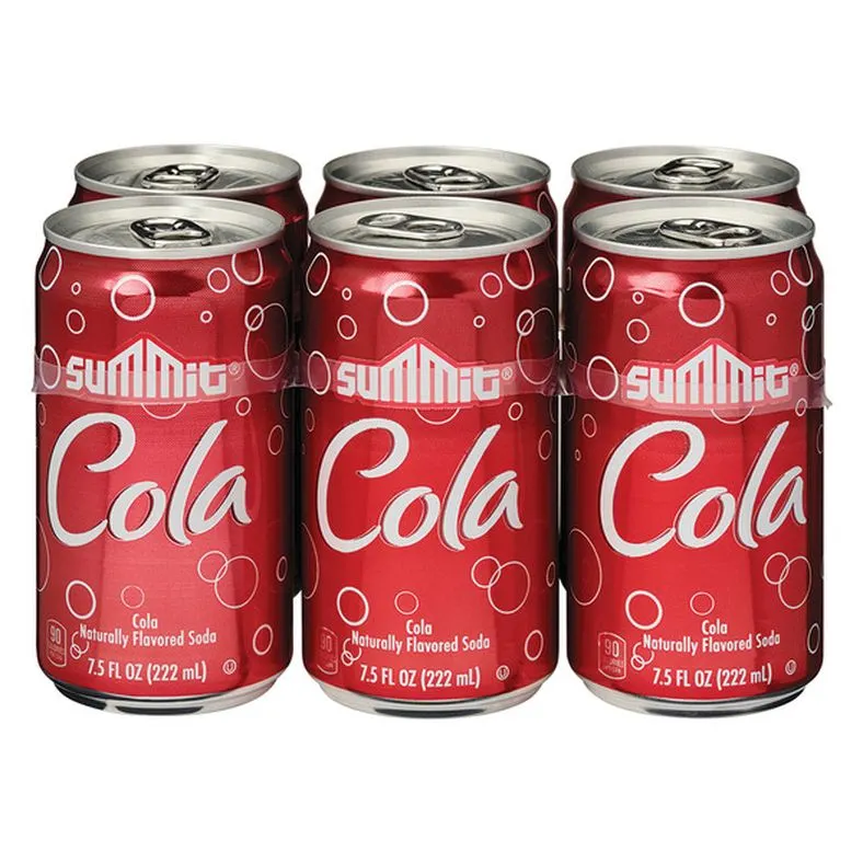 Summit Cola Mini Cans 6pk