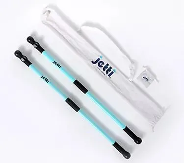 Make Your Selection: Jetti Weighted Walking Poles w Bag and 2 Light Attachments