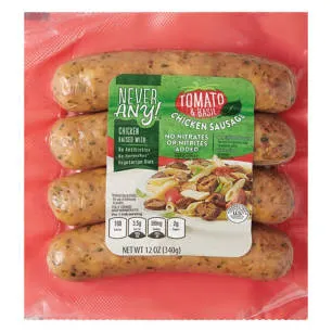 Tomato Basil Chicken Sausage, 4 count