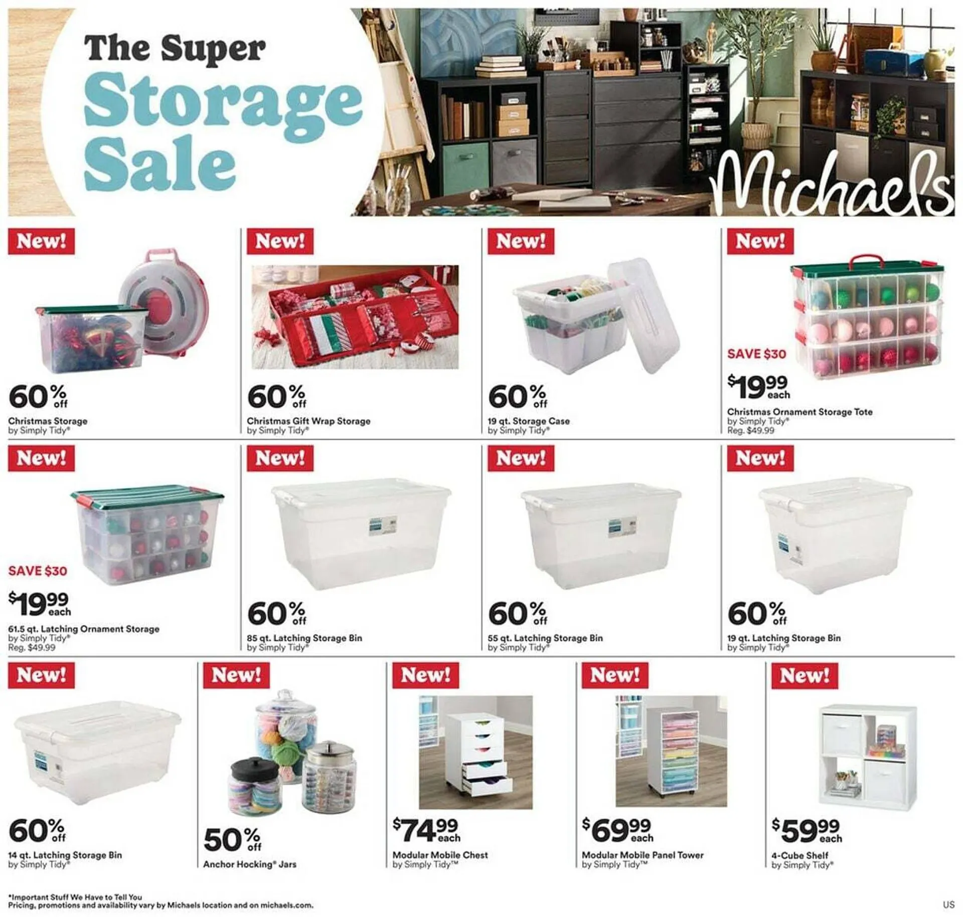 Michaels sales