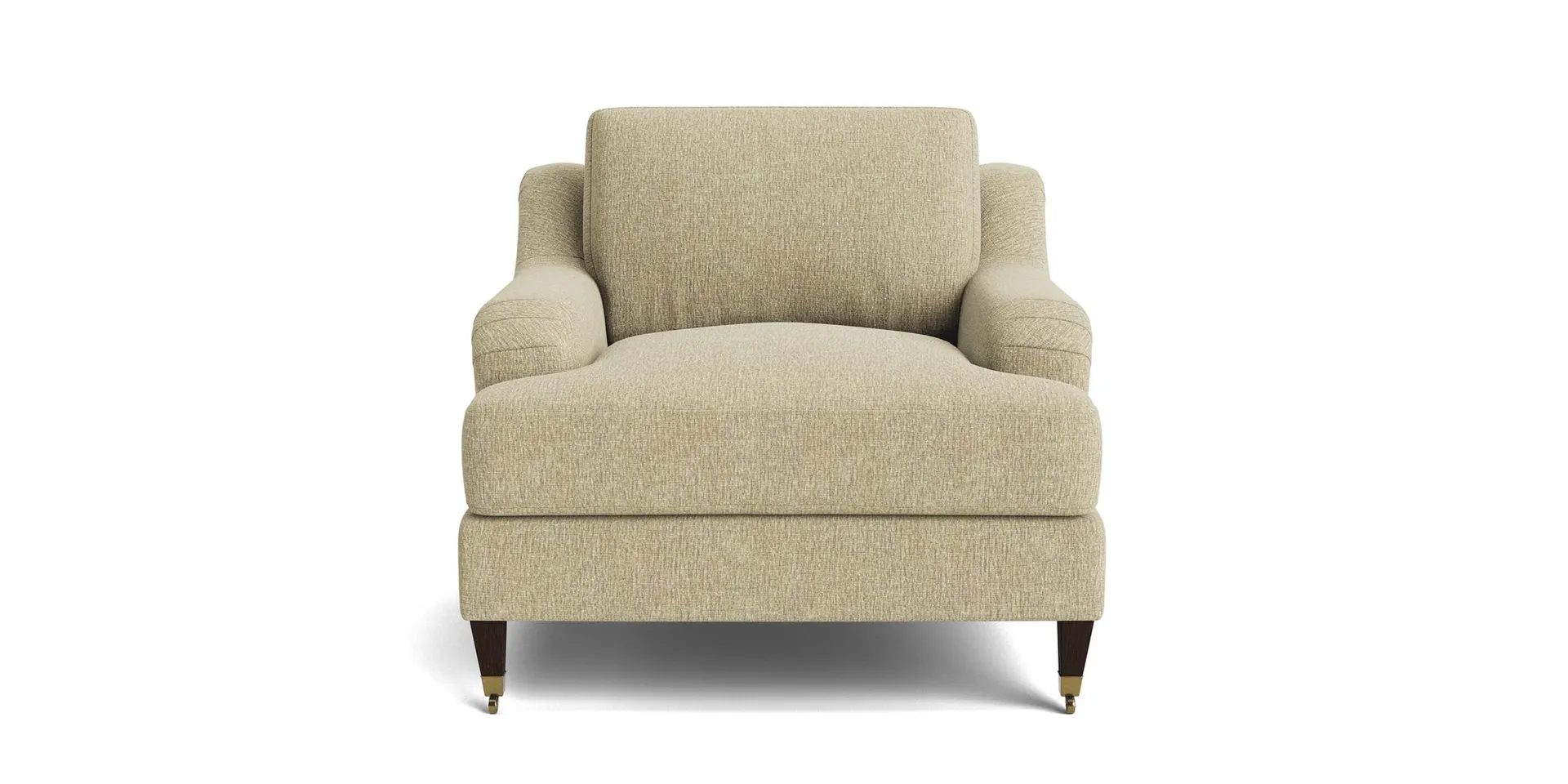 Stockten English Arm Chair with Casters