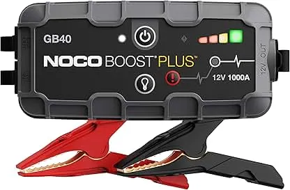 NOCO Boost GB40: 1000A UltraSafe Jump Starter – 12V…
