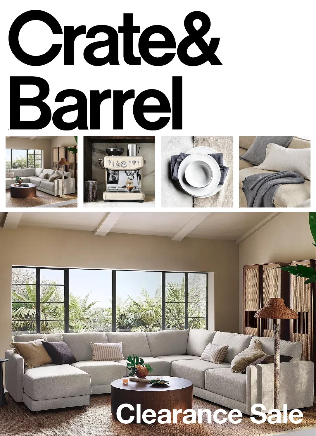 Crate & Barrel sales