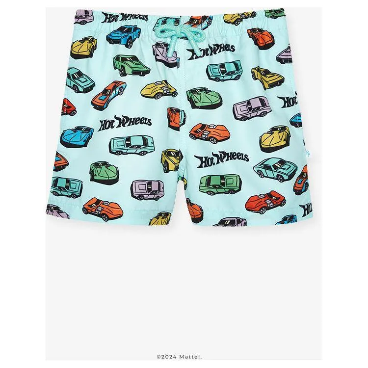 Retro Hot Wheels - Boys Swim Trunks