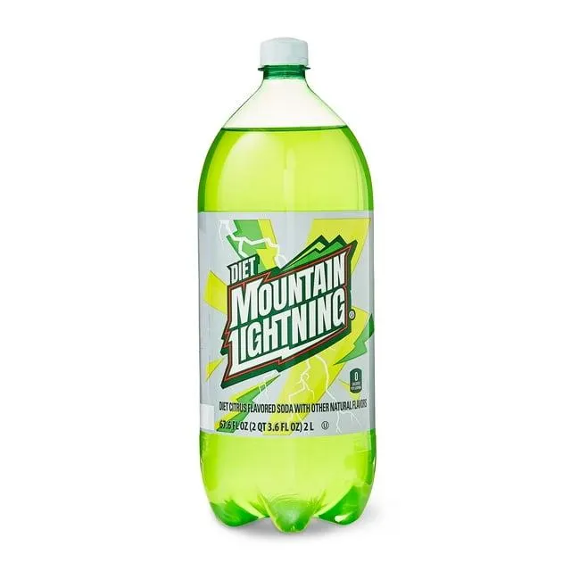 Great Value Diet Mountain Lightning, 2 Liter Bottle