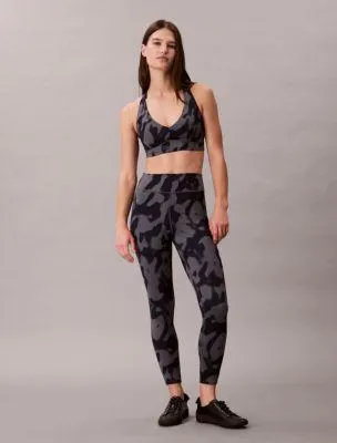 Soft Sport Printed 7/8 Leggings