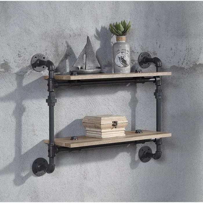 Brantley Wall Rack W/2 Shelves