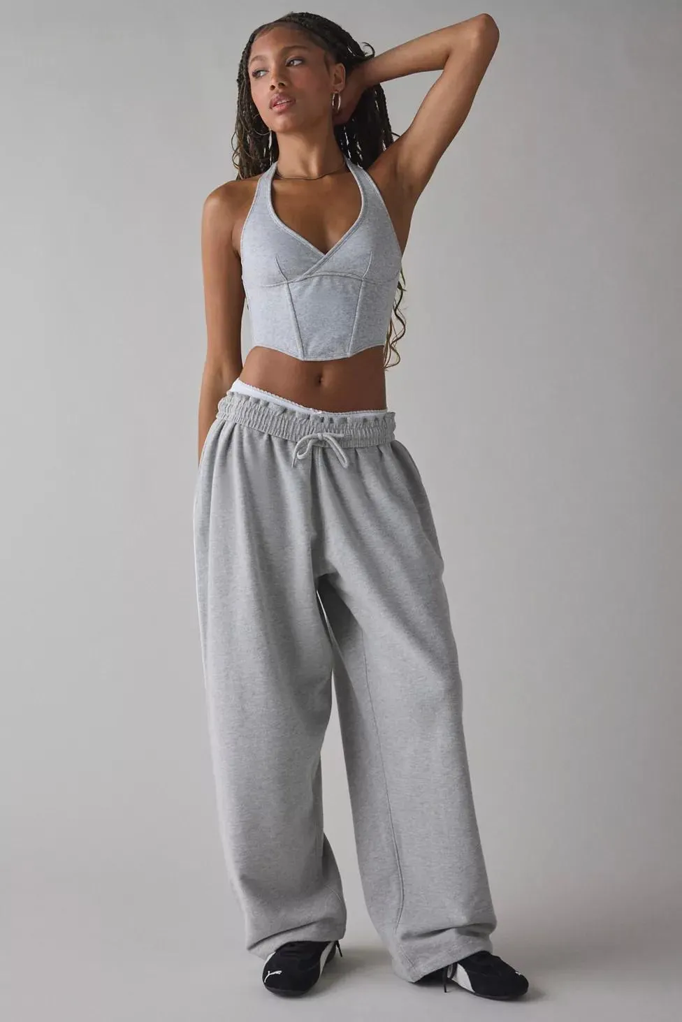 iets frans… Harri Wide Leg Jogger Pant