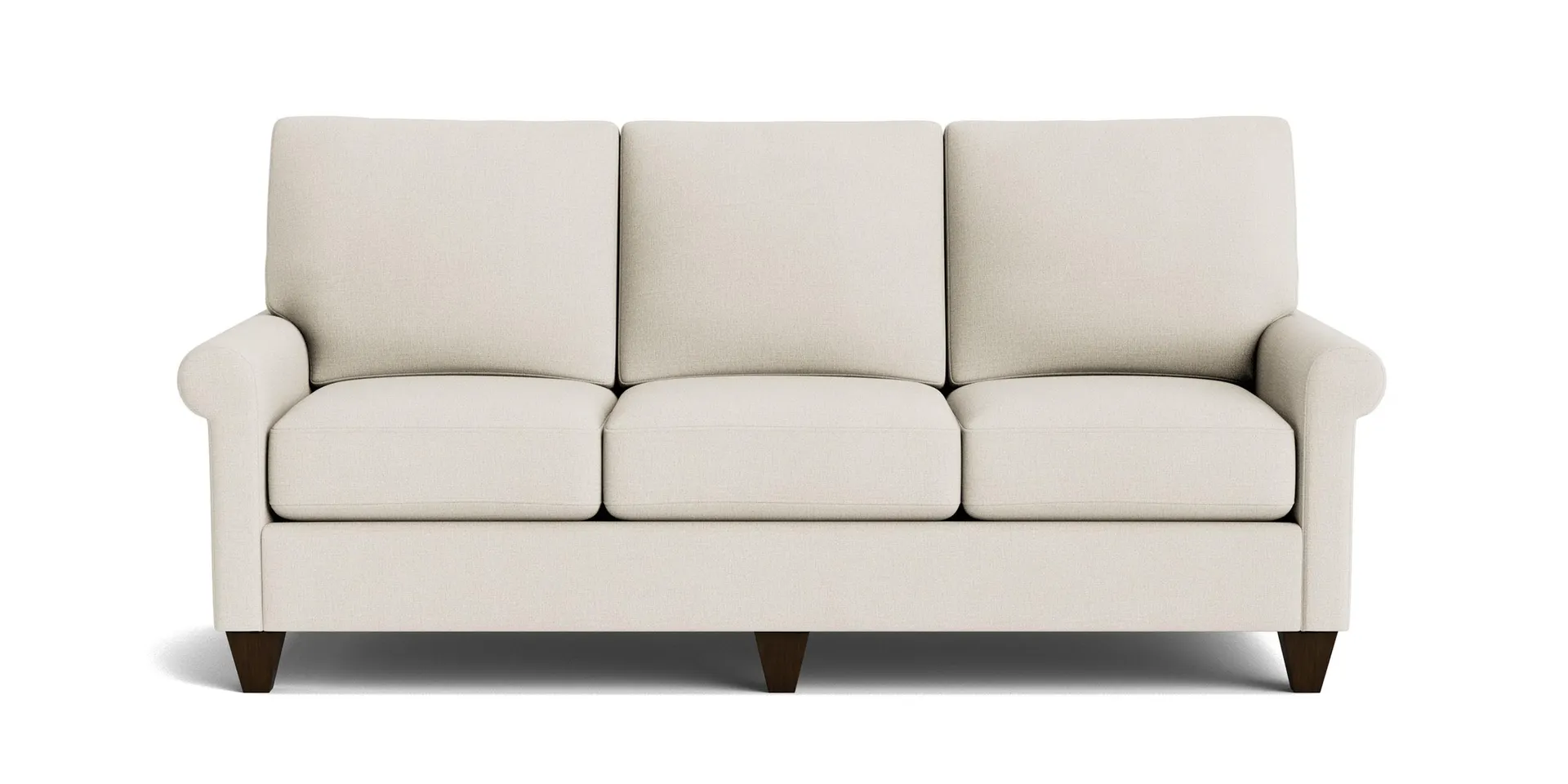 True Custom® Roll Arm Sofa