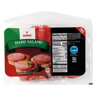 Sliced Hard Salami, 16 oz