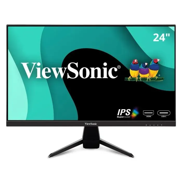 ViewSonic 24" 1080p IPS Monitor with 65W USB-C and HDMI | VX2467U