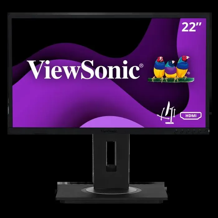 ViewSonic 22" 1080p Ergonomic 40-Degree Tilt IPS Monitor with HDMI, DP, and VGA | VG2248