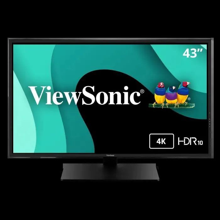 ViewSonic 43" 4K UHD Monitor with HDR10, HDMI and DisplayPort | VX4381-4K