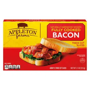 Fully Cooked Bacon, 2.1 oz
