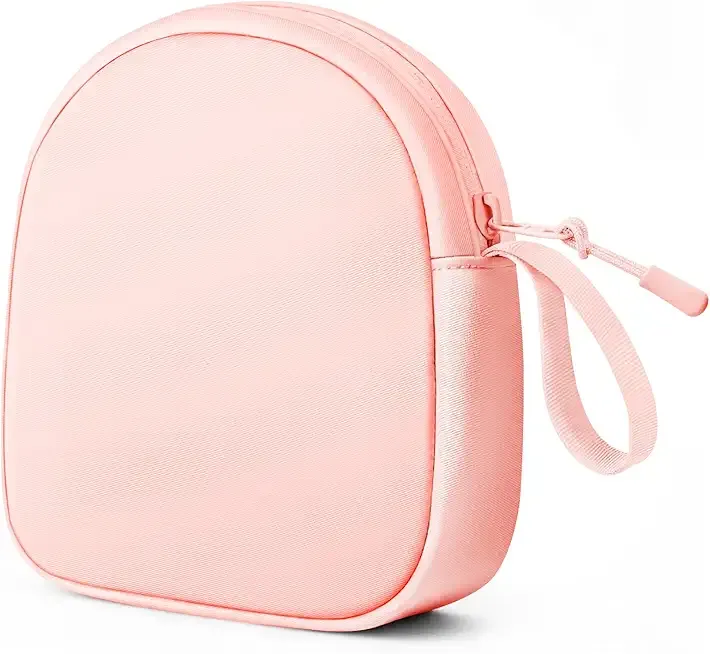 Headphone Case Compatible with JBL Tune/JBL Live/Sony WH-CH520 510 720/ Sony MDR-ZX/Bose QuietComfort/JLab/BERIBES/TOZO/KVIDIO/SoundCore,Headset Carrying Case Storage Bag Headphone Pouch-Pink