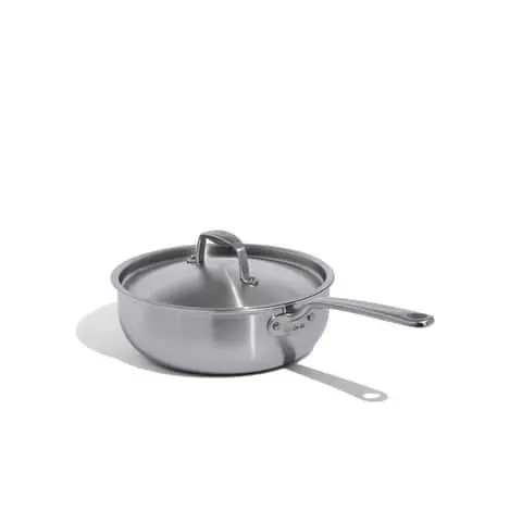 Made In Cookware Stainless Steel Chef Pan 3 qt Silver
