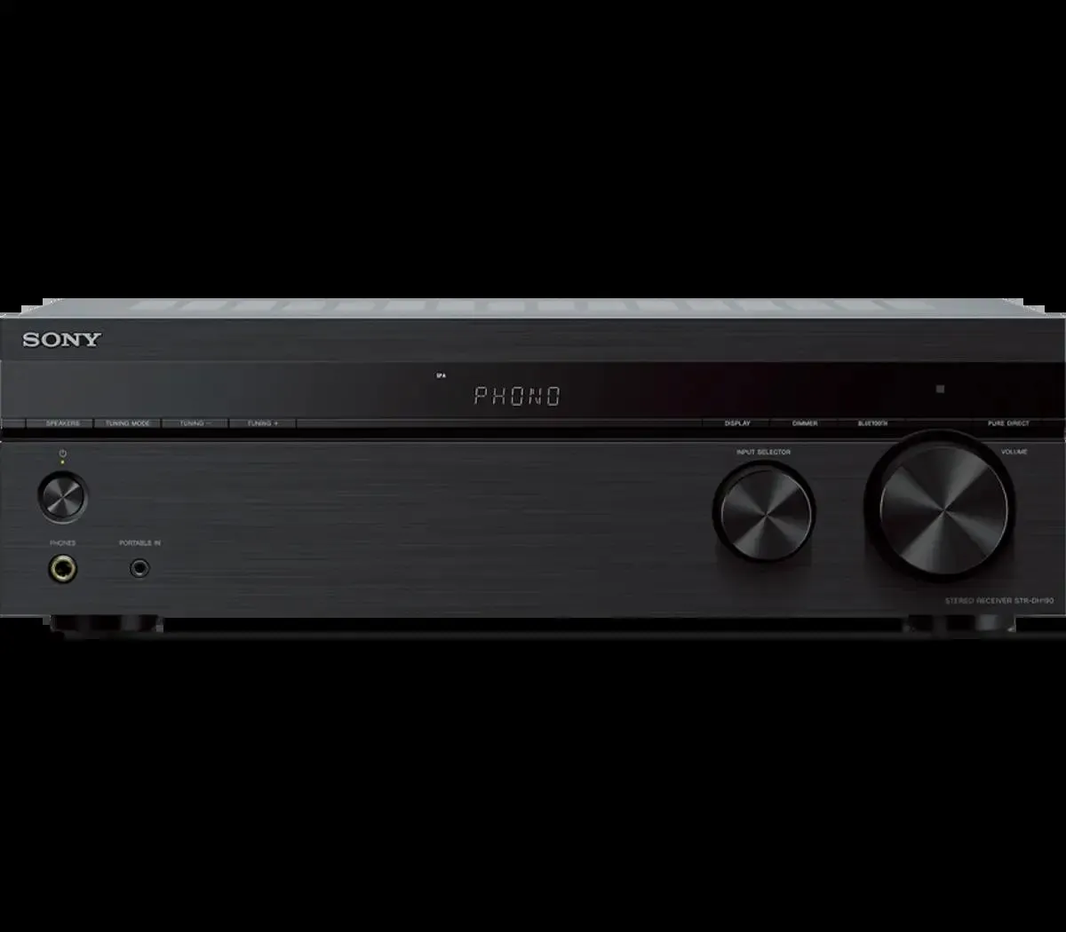 STR-DH190 - 2.0ch Stereo Receiver Phono Input and Bluetooth ® Technology