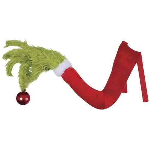 Dr. Seuss® 22" Grinch Fuzzy Hand and Arm Tree Accessory