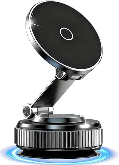 Vacuum Magnetic Car Phone Holder 360° Strongest 120LB…