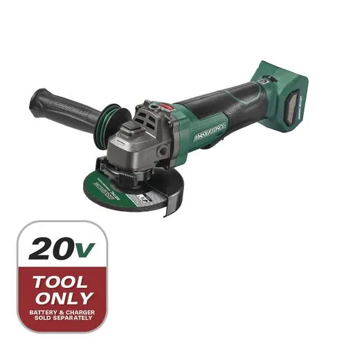 Masterforce BOOST® 20-Volt Brushless Cordless 4-1/2"/5" Paddle Switch Angle Grinder - Tool Only
