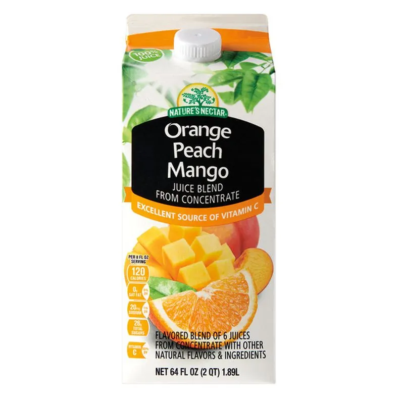 Nature's Nectar Orange Peach Mango OJ
