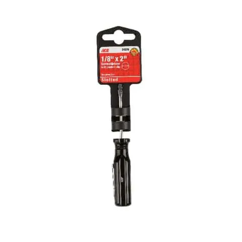 Ace 1/8 in. X 2 in. L Slotted Screwdriver 1 pc
