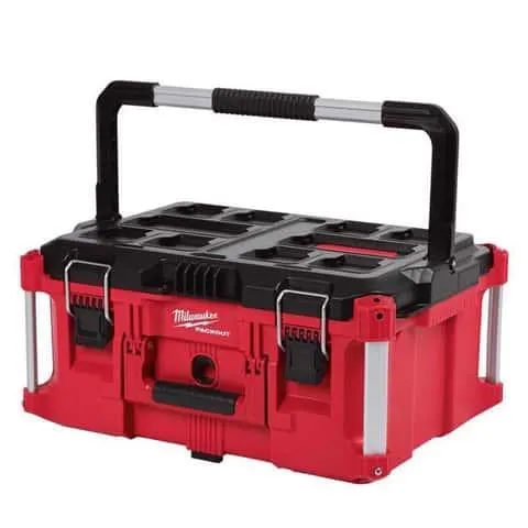 Milwaukee Packout 22 in. Modular Large Portable Tool Box Black/Red
