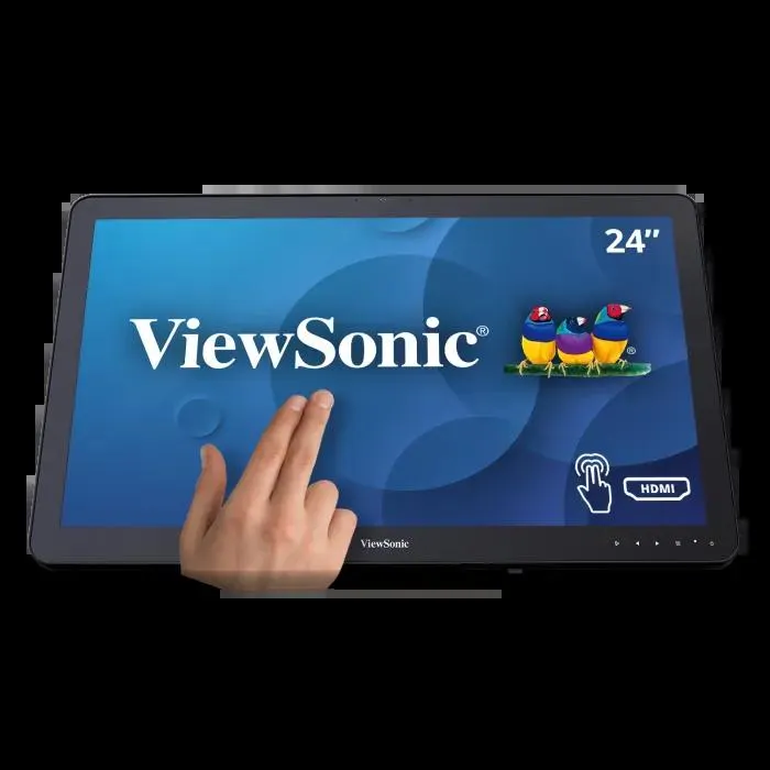 ViewSonic 24" 1080p 10-Point Multi Touch Monitor with HDMI, DP, and VGA | TD2430