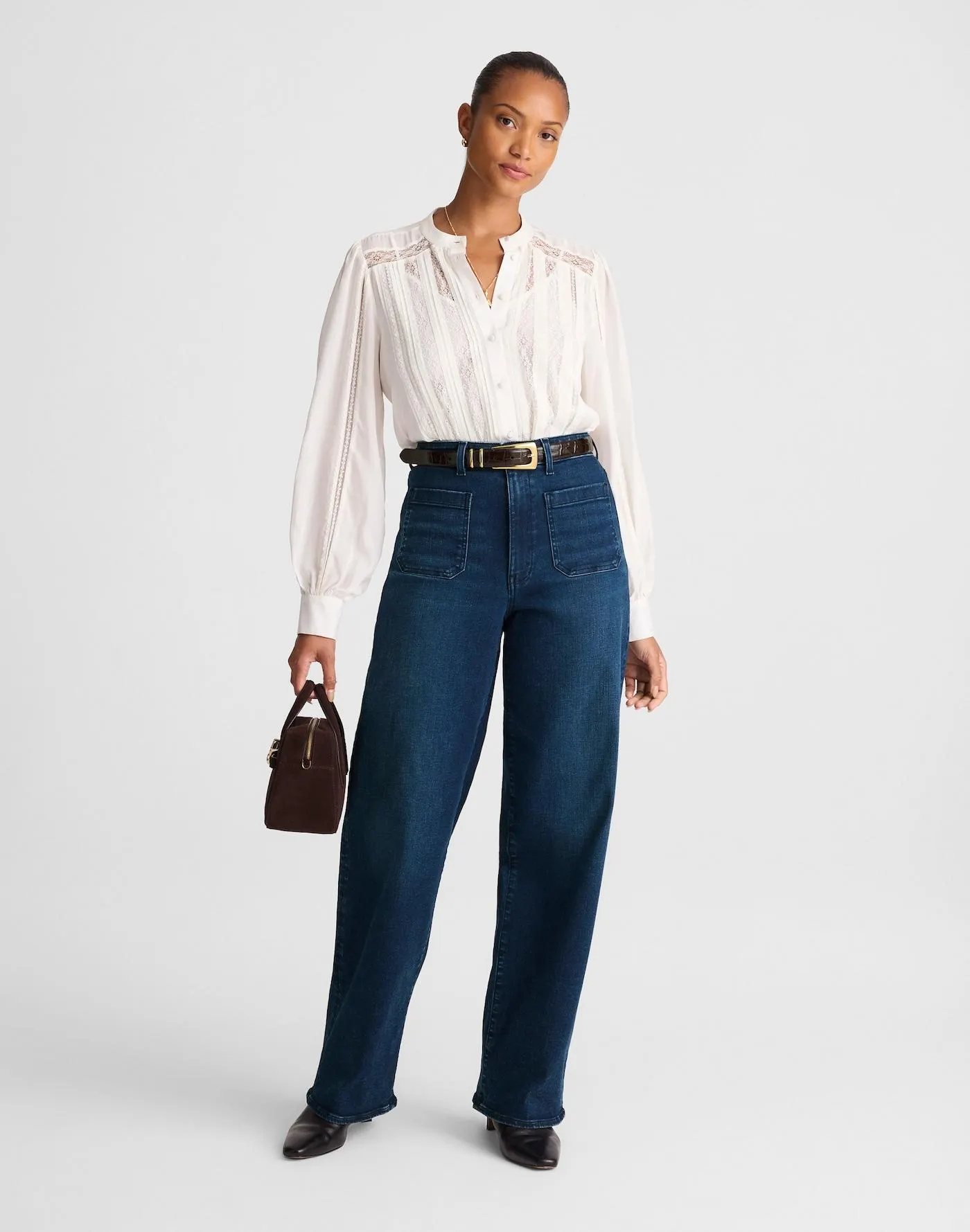 The Curvy Emmett Wide-Leg Jean