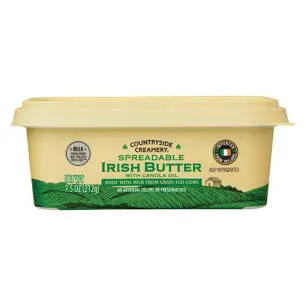 Spreadable Irish Butter with Canola Oil, 7.5 oz