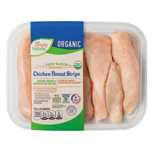 Organic Chicken Breast Strips