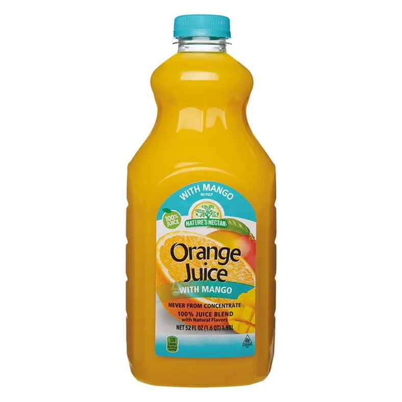 Nature's Nectar Orange Juice with Mango